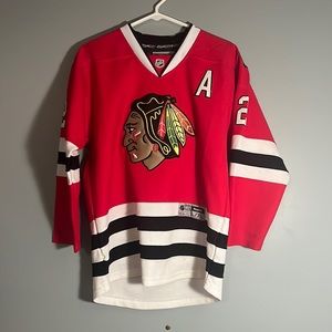 Youth L/XL Reebok Ducan Keith Blackhawks Jersey